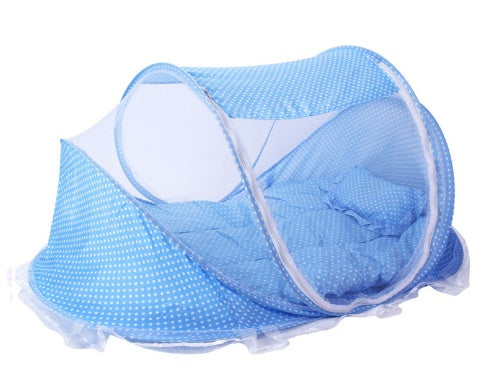 Foldable  Baby Bed Net With Pillow Net 2pieces Set - FlashesVente