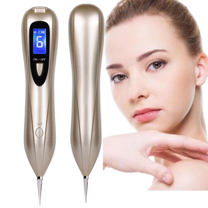 Laser Plasma Pen  LCD Skin Care Point Pen Skin Wart Tag Tattoo Removal Tools