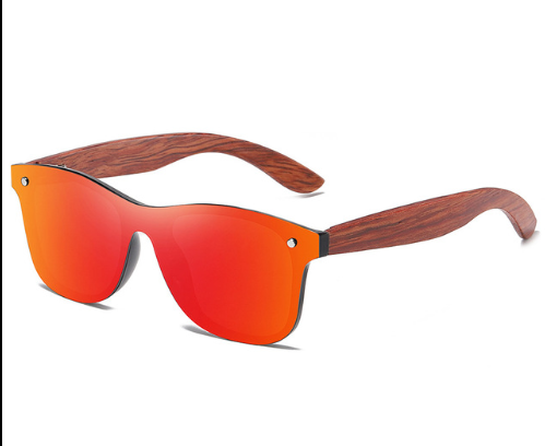 Lunettes de Soleil en Bois Bubinga - Polarized Fashion