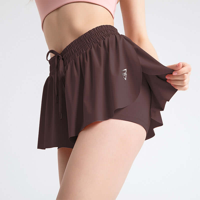 Short de Sport Femme – Double Couche, Confort & Liberté