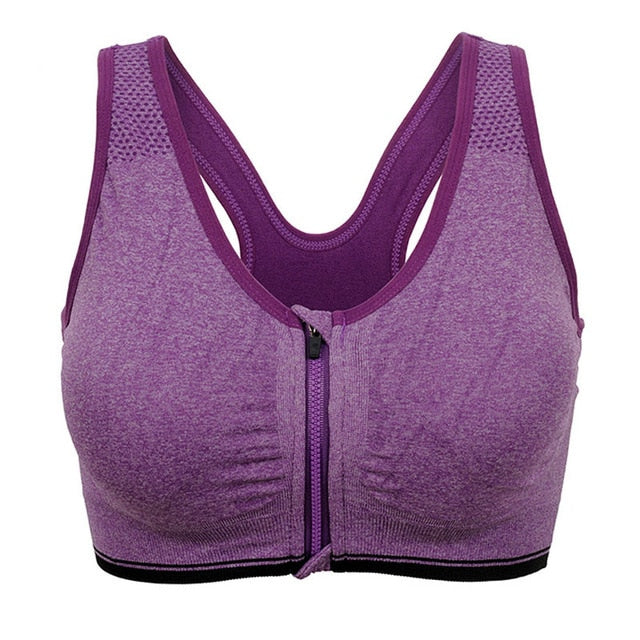 Brassière Femme Zippée - Confort et Maintien pour Fitness