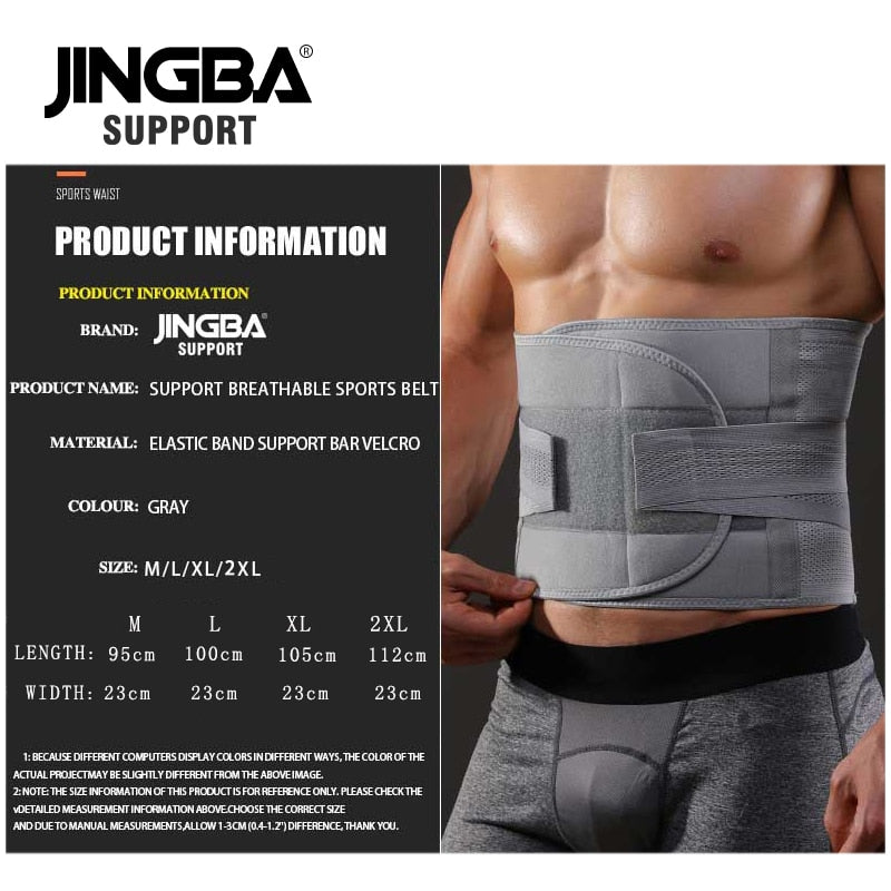 Ceinture de Support Lombaire Sport JINGBA