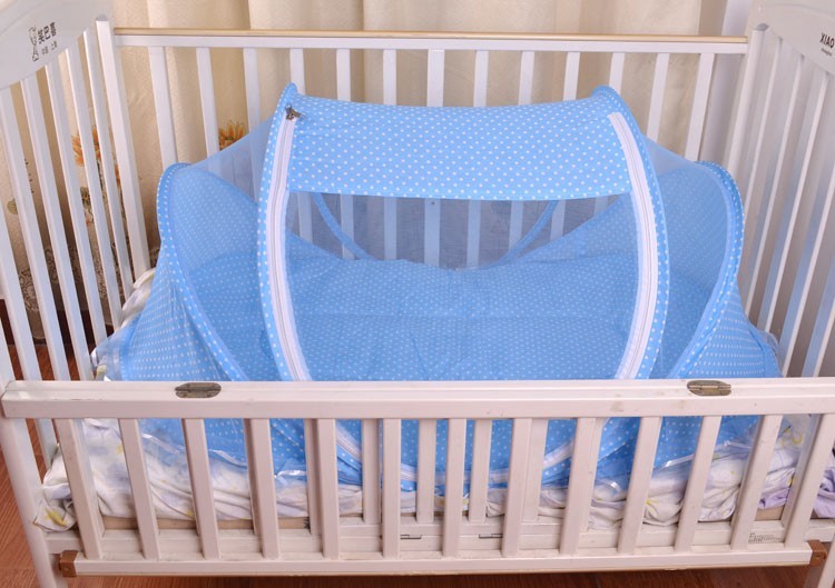 Foldable  Baby Bed Net With Pillow Net 2pieces Set - FlashesVente