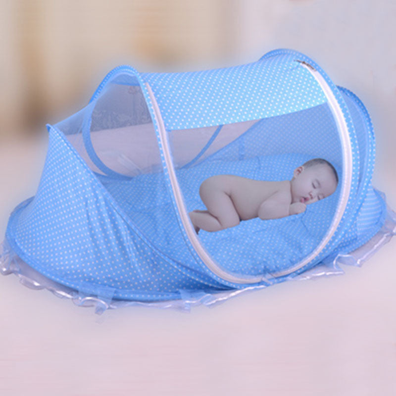 Foldable  Baby Bed Net With Pillow Net 2pieces Set - FlashesVente