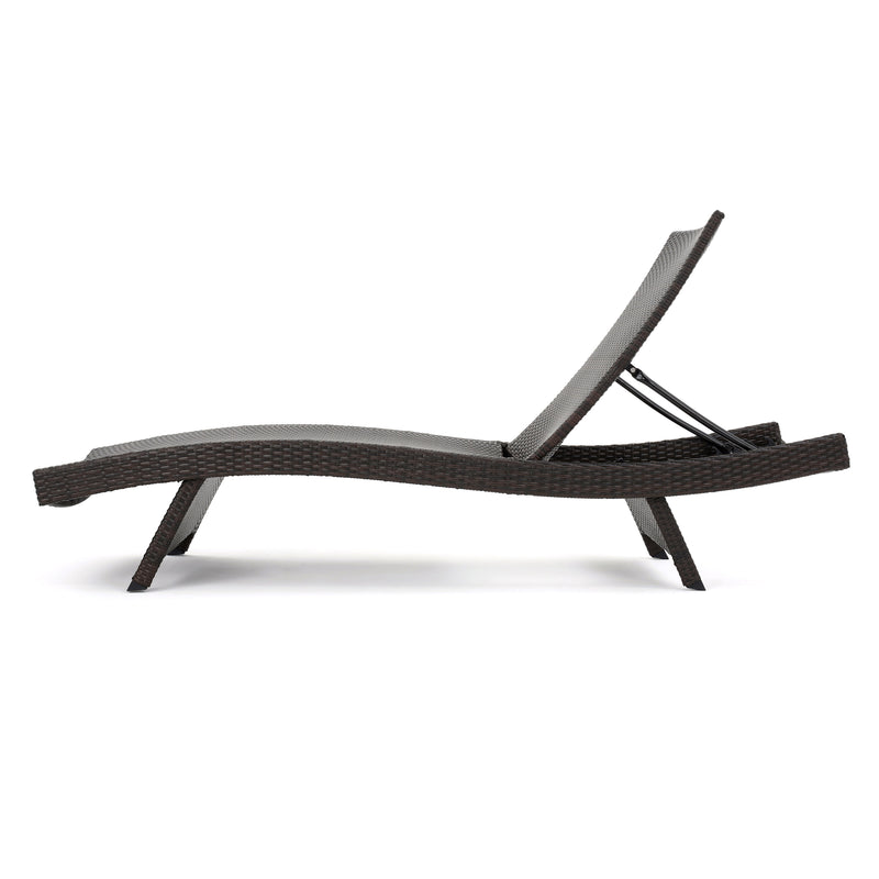 Chaise Longue SALEM en Rattan - Relaxation et Confort