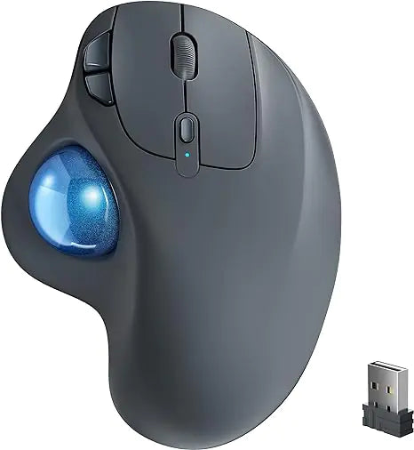 Wireless Trackball Ergonomic Mouse - FlashesVente