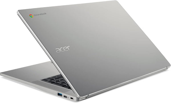 ACER Chromebook 317 CB317-1H-C7TP Ordinateur Portable 17,3'' Full HD, PC Portable (Intel Celeron N4500, RAM 8 Go, 128 Go eMMC, Intel UHD Graphics, Chrome OS), Laptop Gris Argenté - FlashesVente