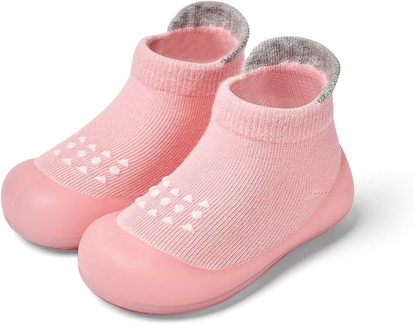 Chaussons pour bébés Chaussons de marche pour bébés Chaussons respirants antidérapants avec semelle souple en caoutchouc Bébés Garçons Filles Baskets - FlashesVente