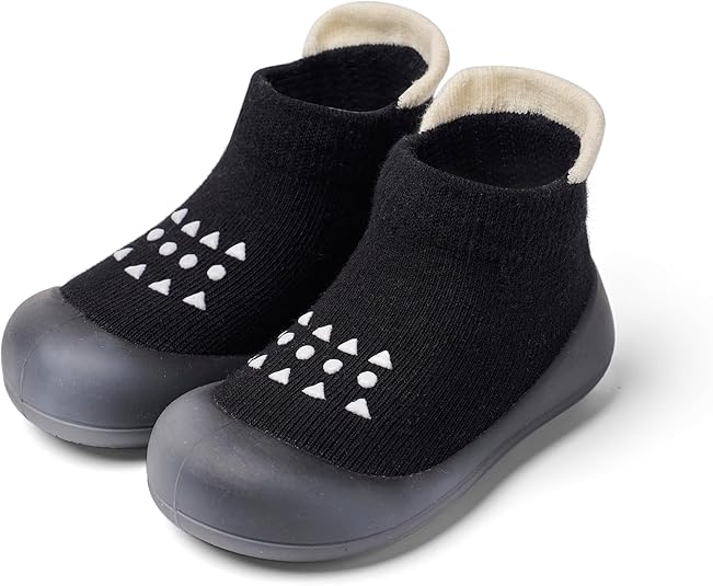 Chaussons pour bébés Chaussons de marche pour bébés Chaussons respirants antidérapants avec semelle souple en caoutchouc Bébés Garçons Filles Baskets - FlashesVente