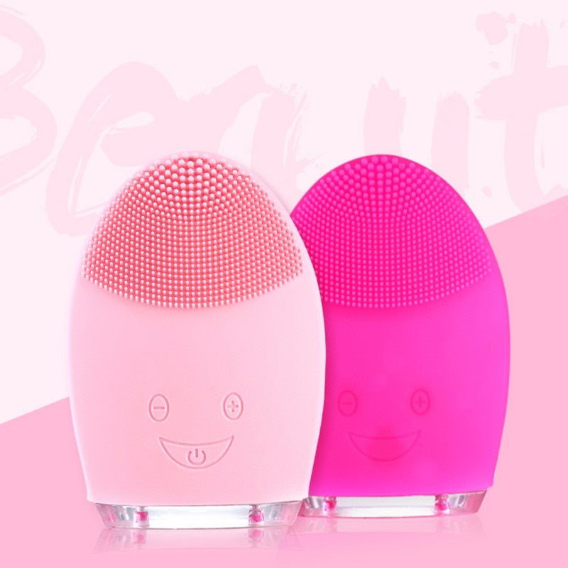 Mini Brosse Nettoyante Visage Électrique : Peau Douce et Lumineuse