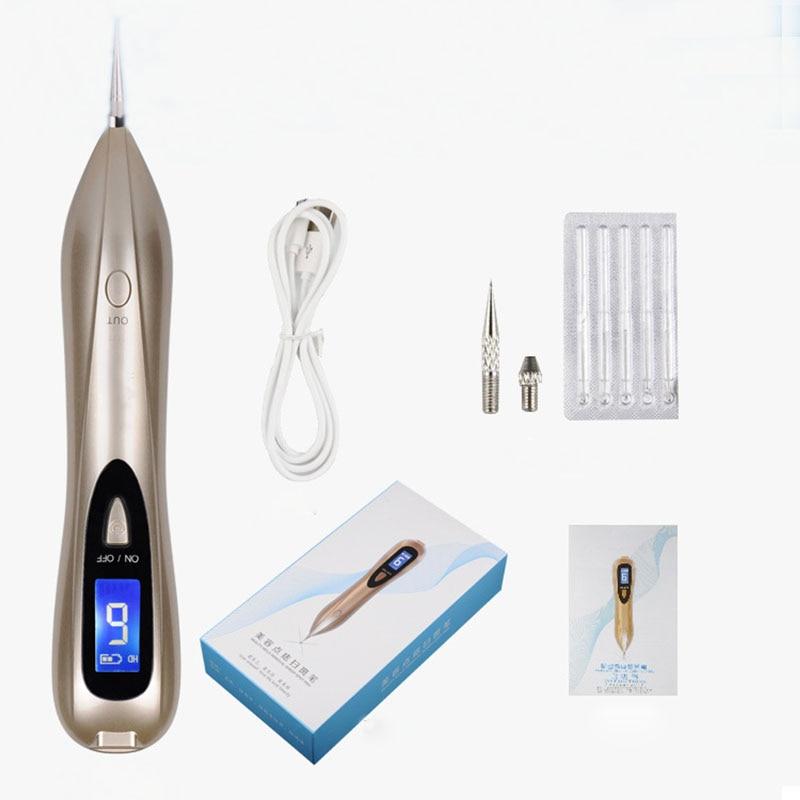 Laser Plasma Pen  LCD Skin Care Point Pen Skin Wart Tag Tattoo Removal Tools