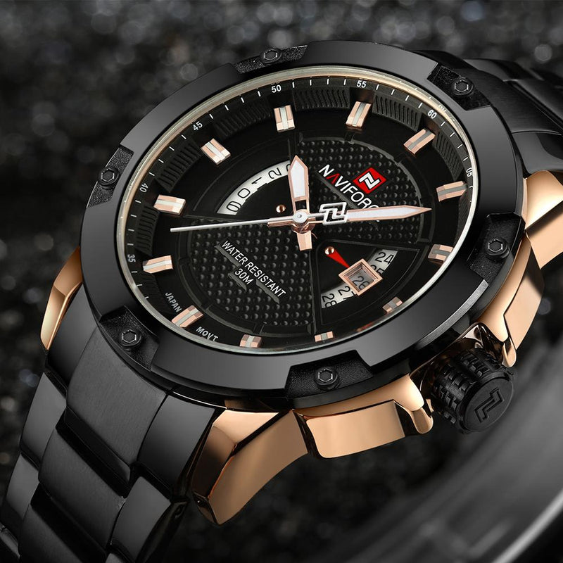 Montre NAVIFORCE Homme - Quartz Étanche pour Sport et Loisirs