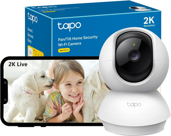 Caméra Tapo 2K WiFi 360° C210 - Vision Nocturne