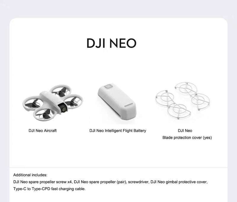 DJI Neo 4K – Le Drone Idéal pour le Vlogging et le Tourisme