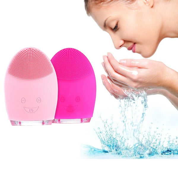 Mini Brosse Nettoyante Visage Électrique : Peau Douce et Lumineuse