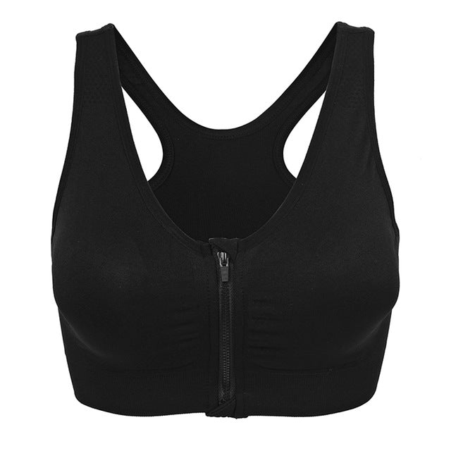 Brassière Femme Zippée - Confort et Maintien pour Fitness