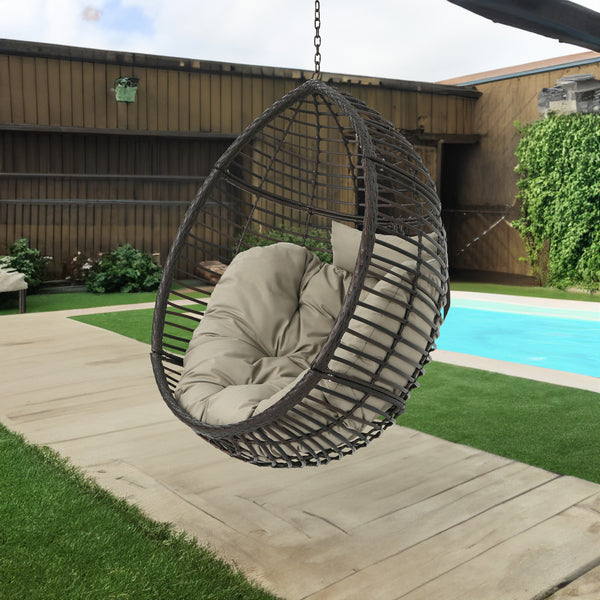 Transformez votre espace avec notre hanging basket marron sans support. Élégance et confort garantis pour un moment de détente parfait !