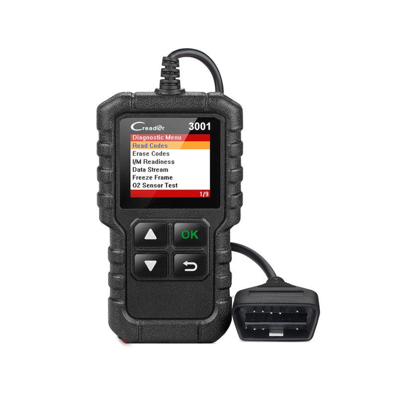 Optimisez votre diagnostic automobile avec le X431 Creader 3001 ! Compatible OBDII, il lit, efface les codes et fournit des données en temps réel.