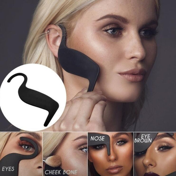 Sculptez votre visage avec précision grâce au Magic Makeup Contourer. Cet outil innovant simplifie le contouring des joues, du nez et des yeux, même pour les débutants. Fabriqué en plastique ABS premium, il est léger, durable et adapté à toutes les formes de visage.