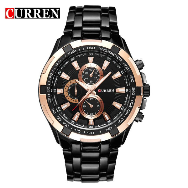 Optez pour la montre Curren homme : mouvement quartz japonais, design sportif et étanchéité 30M. Parfaite pour un look élégant et dynamique !