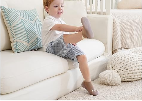 Chaussons pour bébés Chaussons de marche pour bébés Chaussons respirants antidérapants avec semelle souple en caoutchouc Bébés Garçons Filles Baskets - FlashesVente