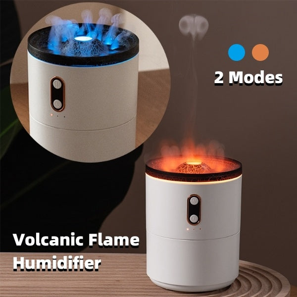 Diffuseur d'Huile Volcanic Flame - Humidificateur USB à LED