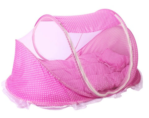 Foldable  Baby Bed Net With Pillow Net 2pieces Set - FlashesVente