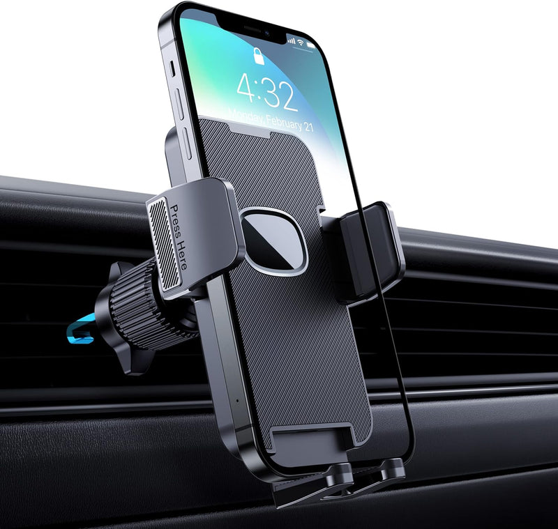 Ne laissez pas votre téléphone vous distraire ! Optez pour notre support voiture sécurisé et élégant, compatible avec tous les smartphones. Livraison rapide !