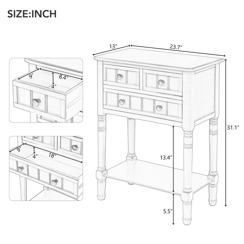 Donnez du caractère à votre intérieur avec notre table console étroite TREXM. Facile à assembler, elle offre des solutions de rangement pratiques pour votre maison !