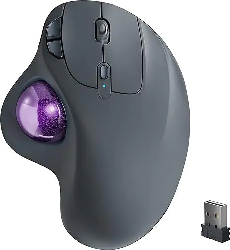 Wireless Trackball Ergonomic Mouse - FlashesVente